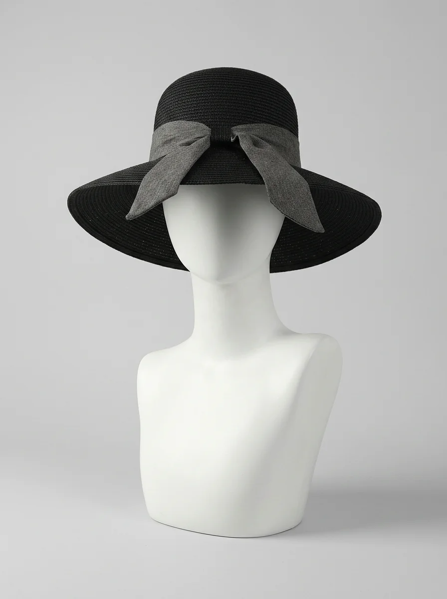 Chapeau cloche paille de cellulose ajustable femme élégant - Vue 6 - Chapeau cloche