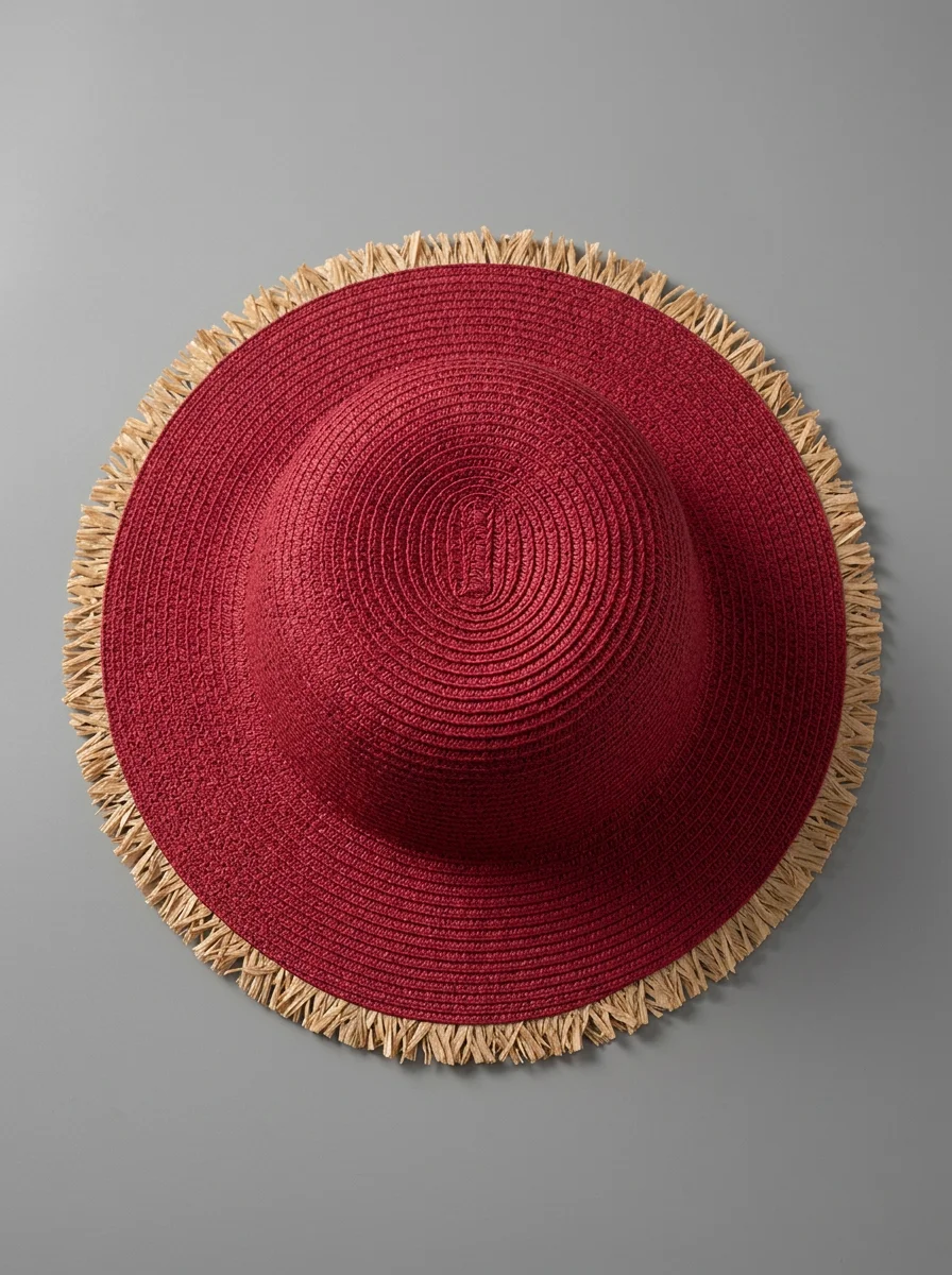 Chapeau cloche paille de cellulose style capeline femme - Vue 2 - Chapeau cloche