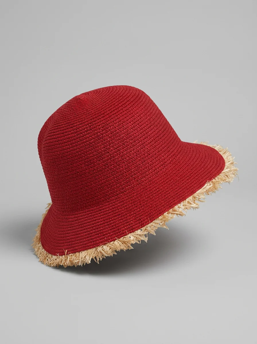 Chapeau cloche paille de cellulose style capeline femme - Vue 7 - Chapeau cloche